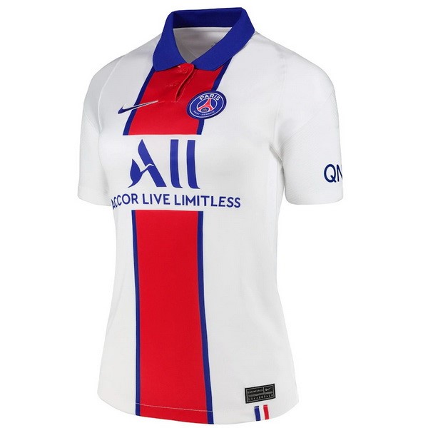 Trikot Paris Saint Germain Auswarts Damen 2020-21 Weiß Fussballtrikots Günstig